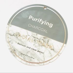 Purifying charcoal pore skin sheet mask NEW